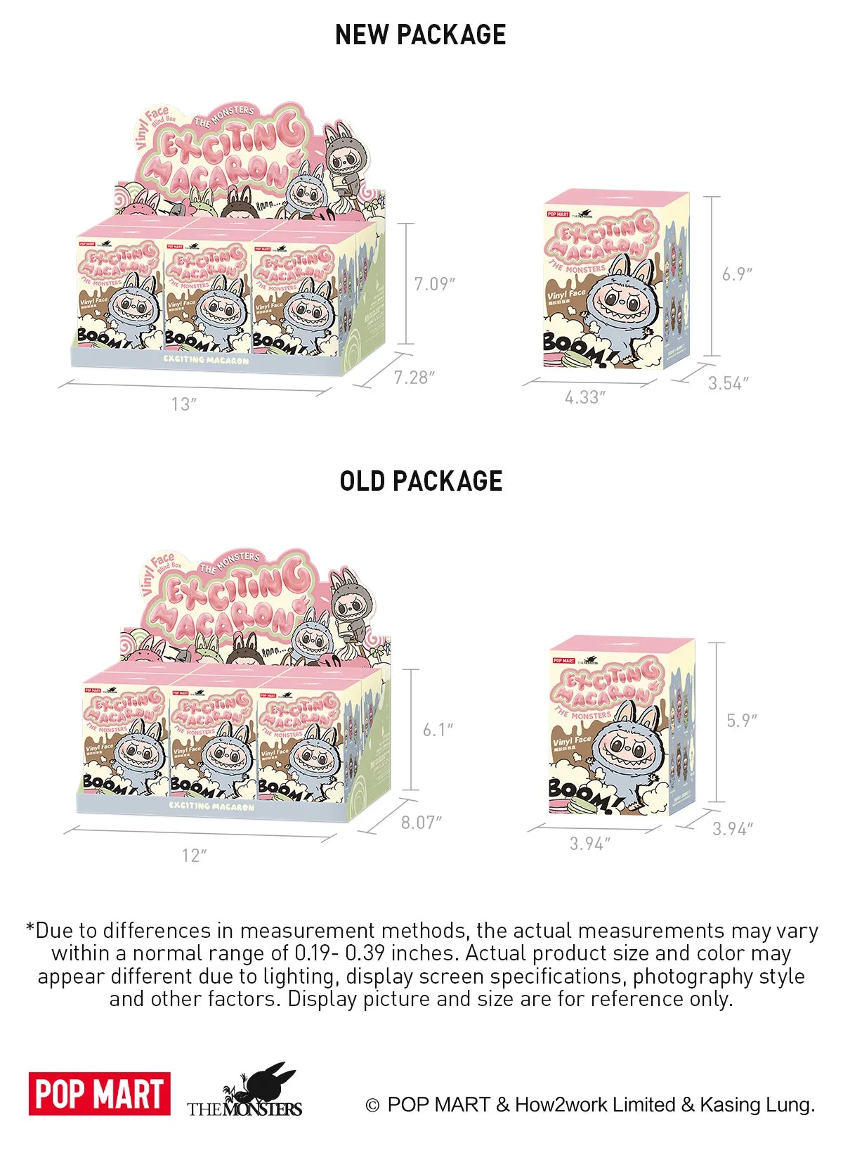POP MART Labubu Exciting Macaroon series