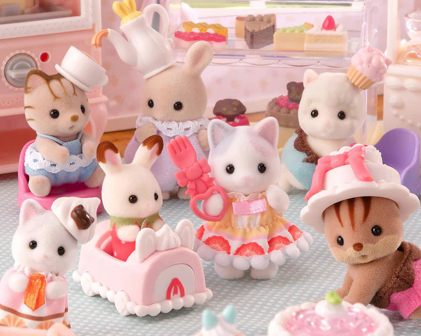 Sylvanian familie baking baby party series